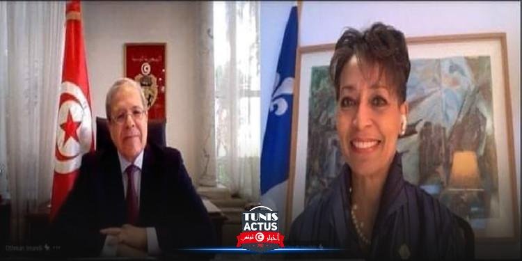 الجرندي يناقش مع نادين غيرولت آخر استعدادات تونس لإحتضان القمّة الفرنكوفنيّة