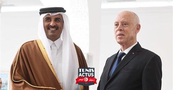 بعد محاولة التسميم بظرف مشبوه.. أمير قطر يعلن تضامنه مع تونس ورئيسها