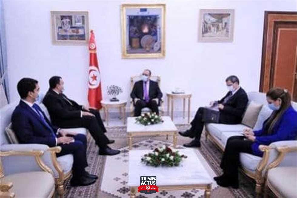 رئيس الحكومة التونسية يستقبل السفير المصري
