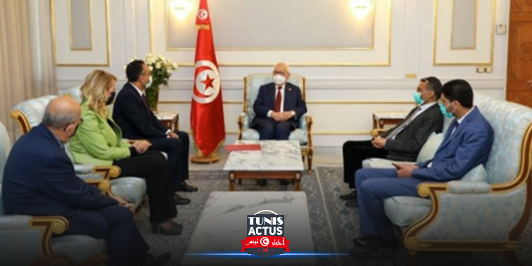رئيس البرلمان يلتقي وفدا عن مبادرة " اللقاء من أجل تونس"