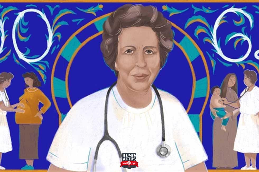 توحيدة بن الشيخ : جوجل يحتفل بأول طبيبة في تونس والمغرب العربي ويغير شعاره