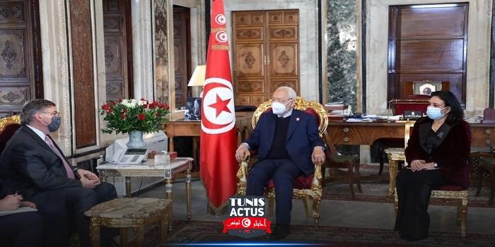 رئيس مجلس نواب الشعب يستقبل سفير الولايات المتحدة الامريكية بتونس