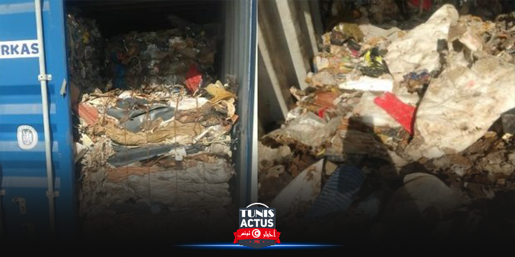 إيقاف حوالي 600 حاوية من النفايات الإيطالية موجّهة إلى تونس