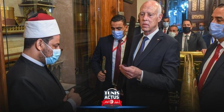 سعيّد خلال زيارته لكاتيدرائية ميلاد المسيح وجامع الازهر بالقاهرة : تونس تظل دائما أرض التعايش والسلام