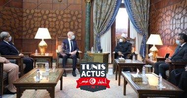 الإمام الأكبر الدكتور أحمد الطيب خلال لقاءه الرئيس التونسى