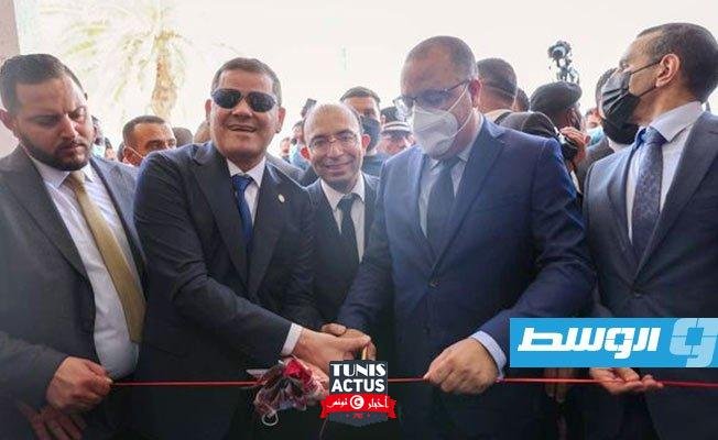 بالصور.. الدبيبة والمشيشي يفتتحان المنتدى والمعرض الاقتصادي الليبي-التونسي