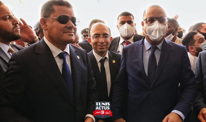 في افتتاح المنتدى و المعرض الاقتصادي الليبي التونسي، المشيشي و الدبيبة يبشران بمشروع اقتصادي موحد